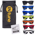 Matte Sunglasses & Lens Cleaning Wipes in a Pouch